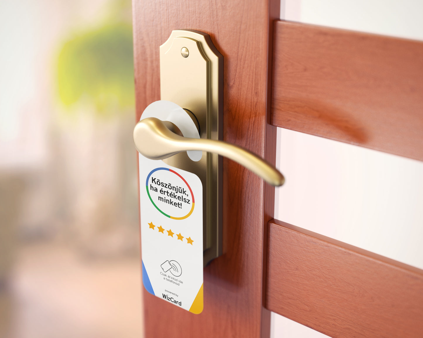 Google Értékelésgyűjtő "Ne Zavarj" Okos Tábla